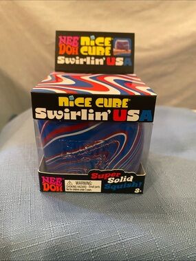 Special Limited Edition NeeDoh Nice Cube Swirlin USA, 1 pc